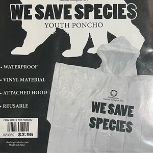 White Youth Poncho